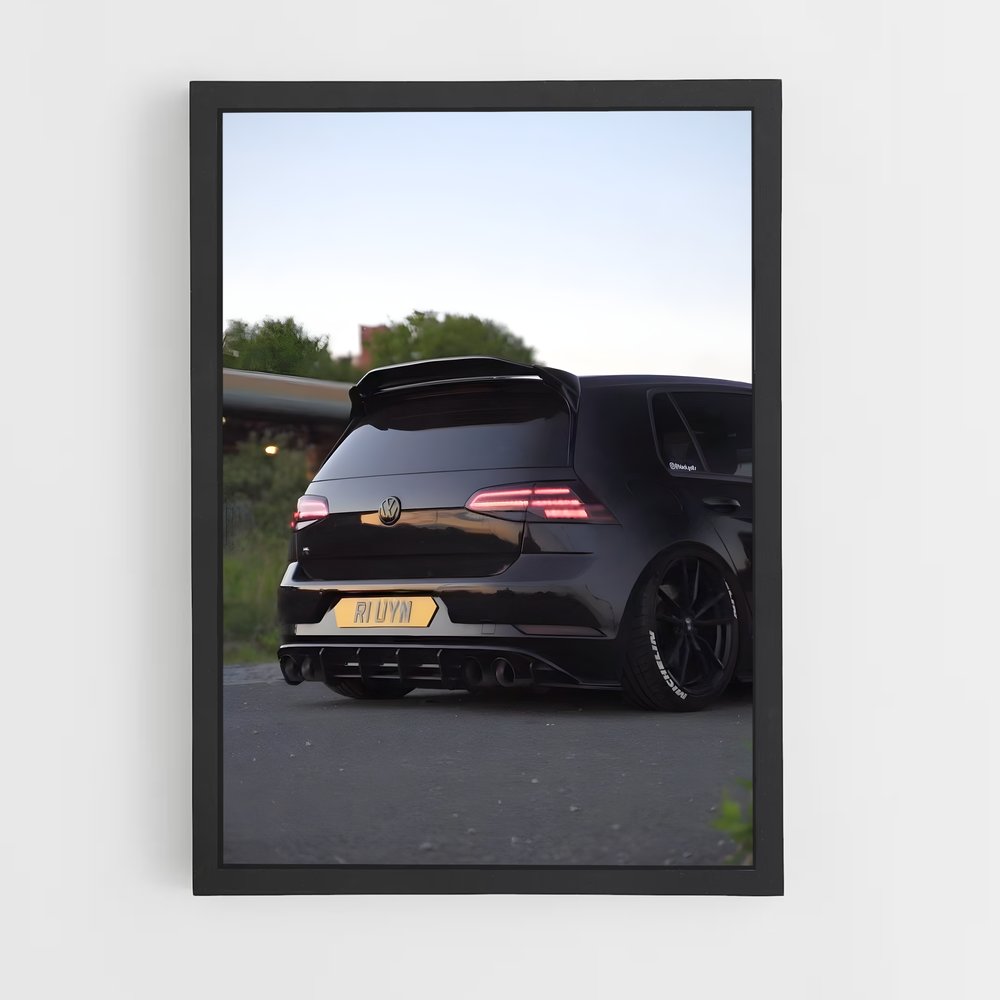 Poster Golf r élégant – affiche Volkswagen (vue 2)